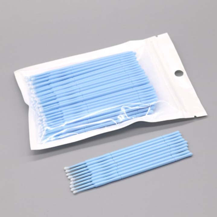 Eyelash Cotton Swabs  100 pcs  2.5mm head