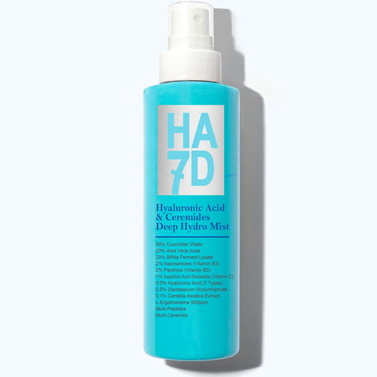 Deep Moisturizing Hyaluronic Acid Face Spray with Cucumber and Aloe Water | Calm & Hydro 4fl oz 120ml