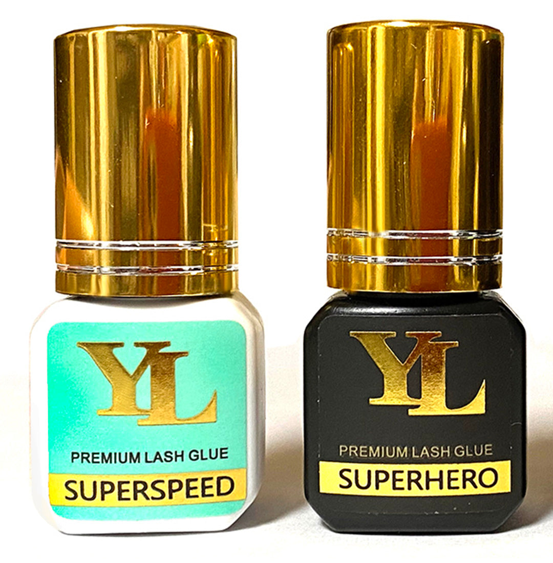 SUPER GENTLE - 1 to 2 Second Fast Drying -NO Smell Eyelash Extension Adhesive 5 ml Black