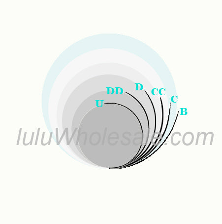 Premium Cashmere FauxMink Volume Individual Lash Extensions【0.05mm 16-lines No-logo】Matte Dark Black Lashes