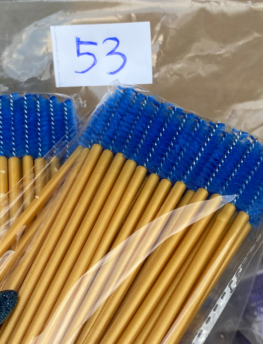 Mascara Brush 50 pieces/bag -  many colors