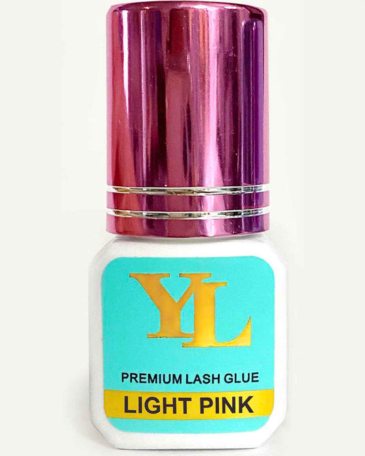 BABY PINK GLUE【Like Invisible when dry】 0.5 to 1 Second FAST Drying STRONG / 8 Weeks Long Retention Glue 5ml【Made in Taiwan】