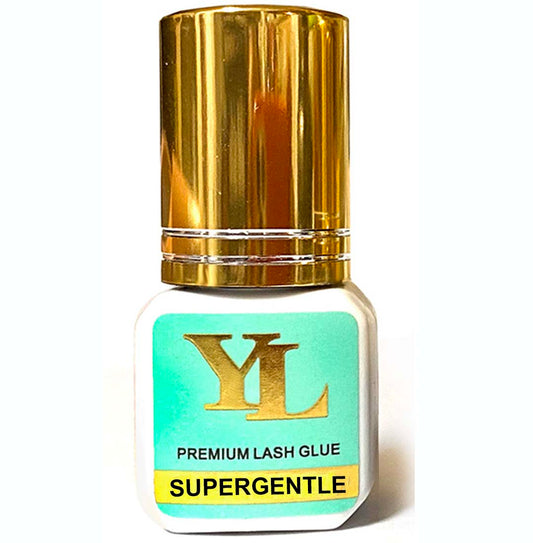 SUPER GENTLE - 1 to 2 Second Fast Drying -NO Smell  Eyelash Extension Adhesive 5 ml  Black